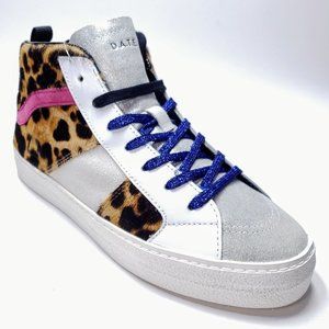 Anthropologie Leopard Print High-Top Sneakers
